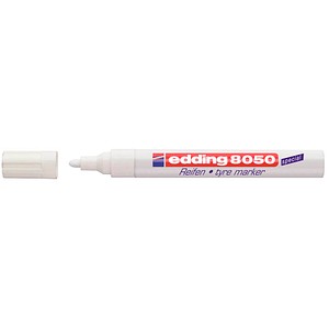 EDDING Reifenmarker Edding E-8050 Weiß Rundform 2 - 4 mm 1 St.