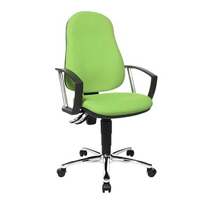 Topstar Bürostuhl Point 60 Plus, 8169A G05 grün, chrom Stoff