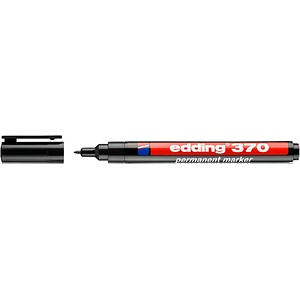 edding 370 Permanentmarker schwarz 1,0 mm