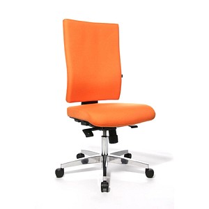 Topstar Bürostuhl Lightstar 20, LS29W0G04 orange, alu Stoff