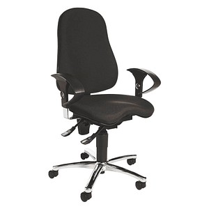 Topstar Bürostuhl Sitness® 10, SI59UG20 schwarz, chrom Stoff