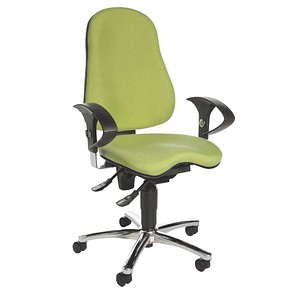 Topstar Bürostuhl Sitness® 10, SI59UG05 grün, chrom Stoff