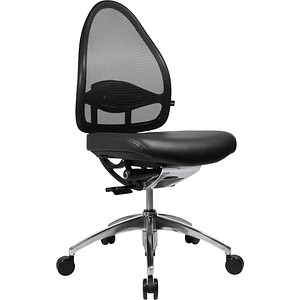 Topstar Bürostuhl Open Base, J490AS10 schwarz, alu Stoff