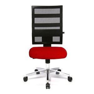 Topstar Bürostuhl X-Pander, 9590T310 rot, schwarz, alu Stoff