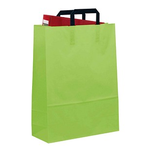 50 VP Tragetaschen hellgrün 32,0 x 42,0 cm