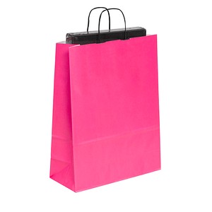 50 VP Tragetaschen Toptwist purple 32,0 x 42,0 cm