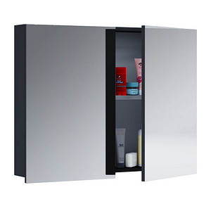 VCM my bath Spiegelschrank VCB 1 schwarz 80,0 x 12,0 x 59,2 cm
