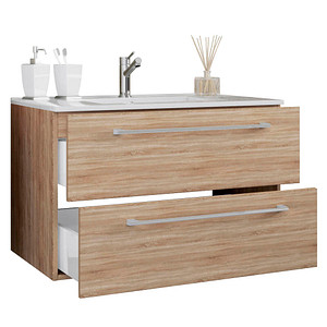 VCM my bath Badmöbel-Set Badinos 2-tlg. sonoma-eiche 60,0 x 46,0 x 50,0 cm