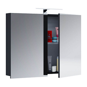 VCM my bath Spiegelschrank VCB 1 schwarz 60,0 x 12,0 x 59,2 cm