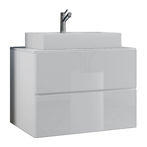 VCM my bath Badmöbel-Set Lendas S 2-tlg. weiß 81,0 x 46,0 x 69,0 cm