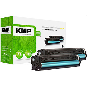2 KMP H-T144D schwarz Toner ersetzen HP 128A (CE320AD)