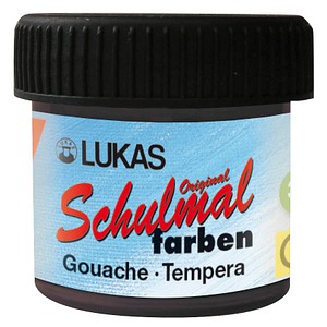 nerchau LACUFA Schulmalfarben schwarz 10x 18,0 ml