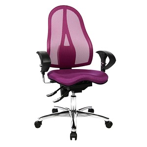 Topstar Bürostuhl Sitness® 15, ST19UG03 violett, chrom Stoff