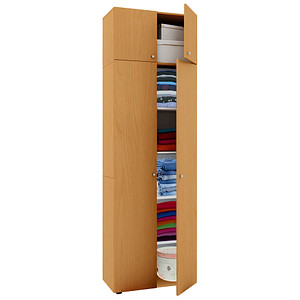 VCM my office Vandol Aktenschrank buche 4 Fachböden 70,0 x 40,0 x 218,0 cm
