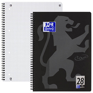 Collegeblock, A4+, L28 liniert, schw. 80 Blatt, 90g, Rand links und rechts