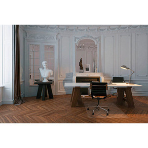 clear style Bodenschutzmatte für glatte Böden Master rechteckig, 120,0 x 74,0 cm