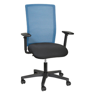 Topstar Bürostuhl Free Point, PA10TW1MP0CQ8 schwarz, petrol, schwarz Stoff