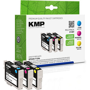 KMP MULTIPACK E130V 3er Pack Gelb, Cyan, Magenta Tintenpatrone