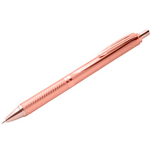 Pentel EnerGel BL407 Gelschreiber rosegold/silber 0,35 mm, Schreibfarbe: schwarz