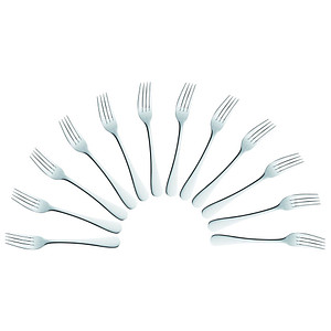 12 solex® Gabeln Julia silber