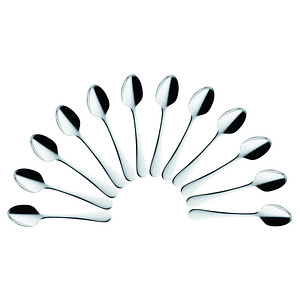 12 solex® Kaffeelöffel Julia silber