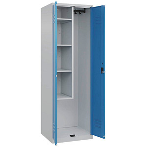 CP Putzmittelschrank Classic Plus 080100-00-S10004 lichtblau, lichtgrau 60,0 x 50,0 x 185,0 cm, aufgebaut