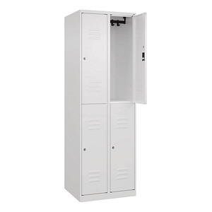 CP Spind Classic Plus verkehrsweiß 080300-20-S10023, 4 Schließfächer 60,0 x 50,0 x 185,0 cm