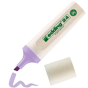 Textmarker 24 EcoLine pastellviolett Keilspitze, Strichbreite 2 - 5 mm