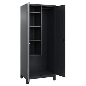 CP Putzmittelschrank Classic Plus 080110-02-S10033 anthrazitgrau 80,0 x 50,0 x 195,0 cm, aufgebaut