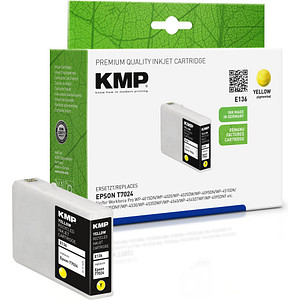 KMP E136 Gelb Tintenpatrone