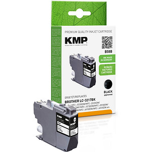 KMP Tintenpatrone ersetzt Brother LC3217BK