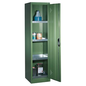 CP Umweltschrank 8901-315 resedagrün 50,0 x 50,0 x 195,0 cm, aufgebaut