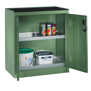 CP Umweltschrank 8821-315 resedagrün 93,0 x 50,0 x 100,0 cm, aufgebaut