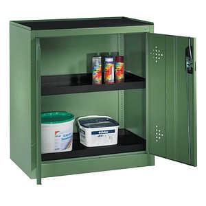 CP Umweltschrank 8821-316 resedagrün 93,0 x 50,0 x 100,0 cm, aufgebaut