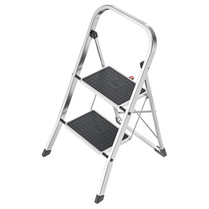 HAILO -Werk Hailo K30 - Klappleiter - 2 Stufen - Arbeitshöhe: 2,25 m - Aluminiu