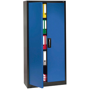 CP Stahlschrank C 2000 Acurado 9280-000 anthrazit, enzianblau 93,0 x 50,0 x 195,0 cm, aufgebaut