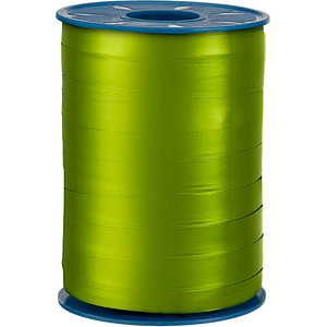 PRÄSENT Geschenkband MEXICO einseitig hochglanzbeschichtet/Rückseite matt apfelgrün 10,0 mm x 250,0 m