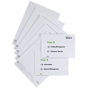 DURABLE DOOR SIGN - Etiketten - weiß - 148,5 x 210 mm - 20 Etikett(en) (10 Boge