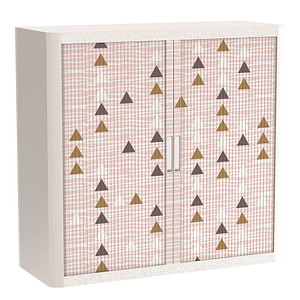 PAPERFLOW easyOffice Classic Chic Rollladenschrank 60024 1 Fachboden 110,0 x 41,5 x 104,0 cm