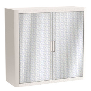 PAPERFLOW easyOffice Classic Chic Rollladenschrank 60006 1 Fachboden 110,0 x 41,5 x 104,0 cm