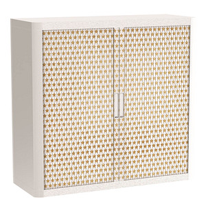 PAPERFLOW easyOffice Classic Chic Rollladenschrank 62400 1 Fachboden 110,0 x 41,5 x 104,0 cm
