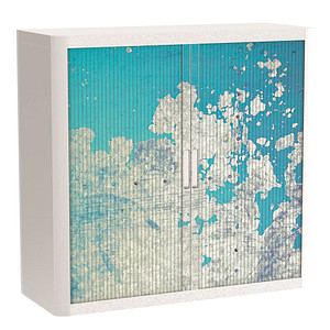 PAPERFLOW easyOffice Industrial Rollladenschrank 61836 1 Fachboden 110,0 x 41,5 x 104,0 cm