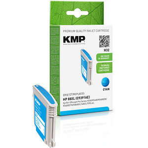 KMP H32 Cyan Tintenpatrone