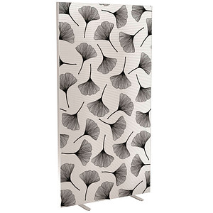 PAPERFLOW Trennwand easyScreen Black & White 62433 bunt 94,0 x 173,4 cm