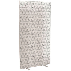 PAPERFLOW Trennwand easyScreen Black & White 60549 bunt 94,0 x 173,4 cm