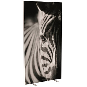 PAPERFLOW Trennwand easyScreen Black & White 61259 bunt 94,0 x 173,4 cm