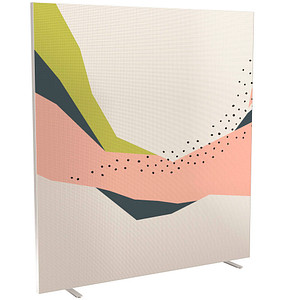 PAPERFLOW Trennwand easyScreen Colour 61037 bunt 160,0 x 173,4 cm
