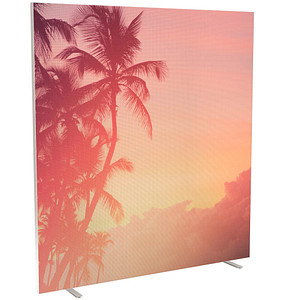 PAPERFLOW Trennwand easyScreen Tropical 61289 bunt 160,0 x 173,4 cm