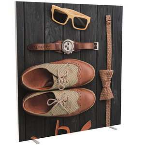 PAPERFLOW Trennwand easyScreen Classic Chic 61455 bunt 160,0 x 173,4 cm