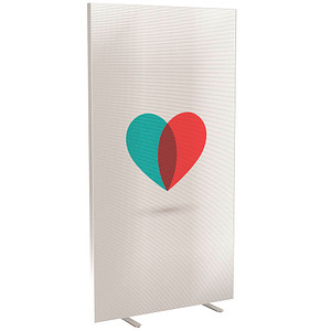 PAPERFLOW Trennwand easyScreen Business, 62167 bunt 94,0 x 173,4 cm